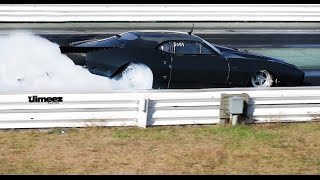 BOOSTED BIRD 118MM TURBO 68 PONTIAC FIREBIRD TESTING AT CORDOVA DRAGWAY PARK [upl. by Lucian]