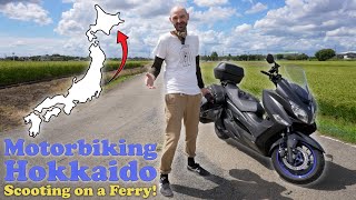 Motorbiking Hokkaido  Scooting on a Ferry in Japan [upl. by Zysk]