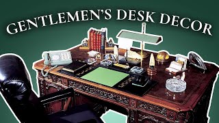 Classic Men’s Desktop Interior Design Working from Home in Style [upl. by Belinda]