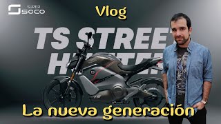 Vlog  La Moto Electrica deportiva Vitaminizada  Test Drive Super Soco TS Street Hunter [upl. by Notnirb91]