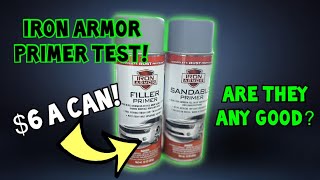 Iron armor filler primer how bad can it be Testing harbor freight iron armor primers on 3D prints [upl. by Tnayrb]