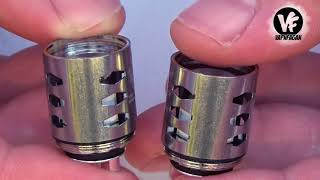 Mesh Strip coils for TFV12 Prince Tank [upl. by Rialcnis]