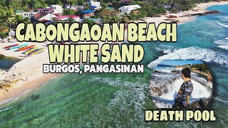 CABONGAOAN BEACH PANGASINAN  WHITE SAND  DEATH POOL [upl. by Topping]