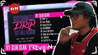 BABYMONSTER DRIP ‘CLIK CLAK’ PREVIEW REACTION [upl. by Onfroi]