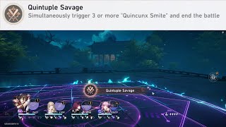 Quintuple Savage  Honkai Star Rail  Achievement [upl. by Berny]