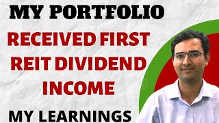 My first REIT dividend income  REIT investing explained  Brookefield reit dividend [upl. by Rolo922]