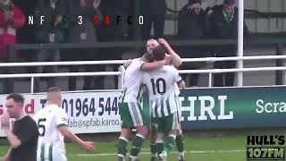 North Ferriby FC v Silsden AFC  Match Highlights [upl. by Ellerehc]