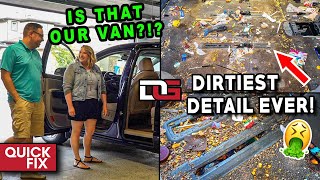 Deep Cleaning The NASTIEST Vehicle Ive Ever Seen  Insane 18 Hour Detail  Quick Fix [upl. by Ninaj]