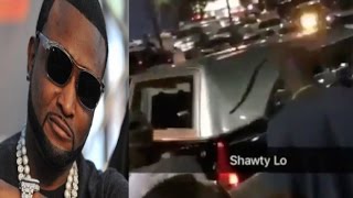 Social media GOES CRZY After Shawty Lo’s Herse Stops By The Blue Flame Gentlemens Club in Atlanta [upl. by Krefetz521]