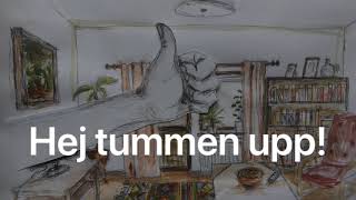 Sånger för barn Hej tummen upp med text [upl. by Loris348]