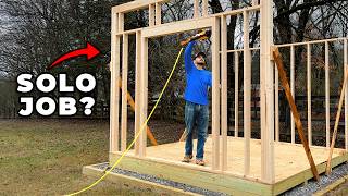 Framing an Overbuilt Shed [upl. by Assiral]