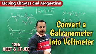 Convert a Galvanometer into Voltmeter  12th  Physics handwritten notes cbse [upl. by Jasen]