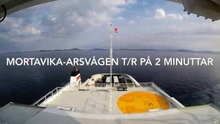 Timelapse Fjord1 MortavikaArsvågen tr på 2 minuttar [upl. by Katuscha422]