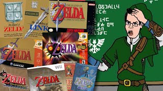 The Legend of Zelda Timeline  Angry Video Game Nerd AVGN [upl. by Eidnyl]