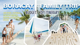 Boracay Family Trip I Budget guide Itinerary 997 pesos hotel I 800 pesos Island Hopping BORACAY 2024 [upl. by Ivek]