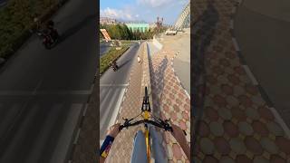 İnce duvara tırmanabilecek miyim mtb bisiklet bike shorts pov [upl. by Aihtnic633]