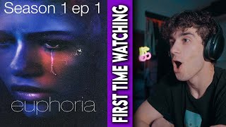 Euphoria Season 1 Episode 1 quotPilotquot Reaction  Not what i was expecting but kinda was [upl. by Haletta891]