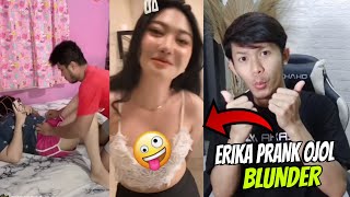 ERIKA PRANK OJOL BLUNDER ‼️ REACT MEME INDONESIA reaction meme memeindonesia [upl. by Ranchod]