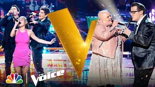 Holly Forbes vs Wyatt Michael and Jim and Sasha Allen vs Sophia Bromberg  The Voice Battles 2021 [upl. by Billen]