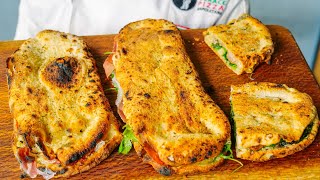 How To Make PANUOZZO NAPOLETANO A Delicious Neapolitan Pizza Sandwich Thats Easy To Make At Home [upl. by Rutra]