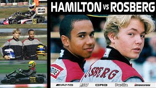 Lewis Hamilton vs Nico Rosberg  Karting World Cup 2000 [upl. by Nipha]