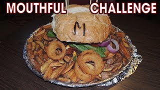 MOUTHFUL BURGER CHALLENGE IN CASPER WYOMING [upl. by Odirfliw]