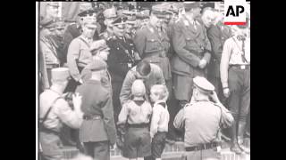 GERMAN KIDS MARCH PAST HITLER  SOUND [upl. by Dahle308]