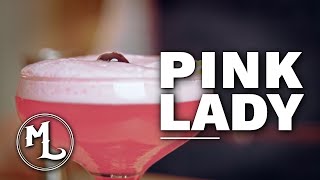 Pink Lady  Recette Cocktail [upl. by Nallij]