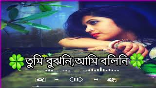 Oviman  lyrics  অভিমান  Tumi Bujhoni​ Ami Bolini​  Bangla Song 2021 [upl. by Engeddi]