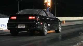 9 second 1g awd dsm turbo drag race Nick Stack 9quots ALL Night 53012 [upl. by Egoreg292]