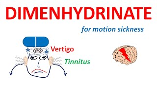 Dimenhydrinate for vertigo and motion sickness [upl. by Aimat]