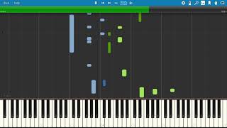 Radiohead  Paranoid Android Piano Synthesia [upl. by Acinomahs]