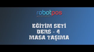 ROBOTPOS EĞİTİM VİDEOLARI  MASA TAŞIMA  EĞİTİM 4 [upl. by Beauregard860]