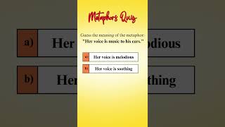 Metaphors Quiz shorts [upl. by Anaj]