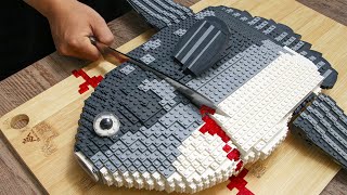 Breaking Down a Amazing GIANT SUNFISH Cutting Skills  Hunt Catch amp Cook Lego Seafood Compilation [upl. by Nogam953]