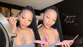 GRWM TO WORK IN HEALTHCARE [upl. by Nalahs]