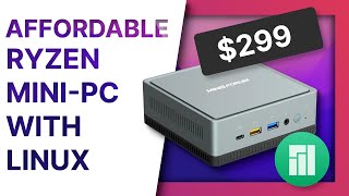 SUPER AFFORDABLE Ryzen powered Linux desktop DeskMini UM350 Review [upl. by Chick]