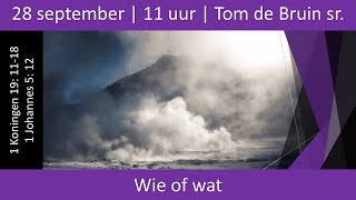 Wie of wat  Tom de Bruin sr  28092024 [upl. by Namron]