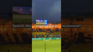 Eintracht Braunschweig international Fangesang Edit mit Text 🔵🟡 eintrachtbraunschweig [upl. by Abbottson]