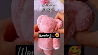 Make Towel Teddy Bear🐻creative ideas artandcraft viraltrending shorts [upl. by Geiger]