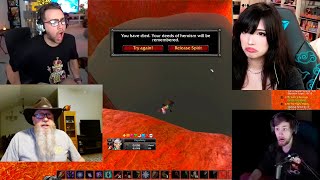 Mizkif Emiru and Soda reactions to Pops death in Hardcore Wow [upl. by Shank72]