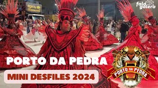 PORTO DA PEDRA 2024  MINI DESFILE NA CIDADE DO SAMBA [upl. by Anhoj343]