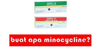 MANFAAT MINOCYCLINE  ANTIBIOTIK JERAWAT  SIFILIS GONORE URETRITIS NON GONORE PERIODONTITIS [upl. by Ravid]