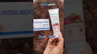 ph test of mamaearth multani mitti facewash  Normal vs water💦 test  lets see pass✅ or fail❌ [upl. by Oba]