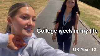 college student week in my life vlog  UK year 12 [upl. by Novihs]