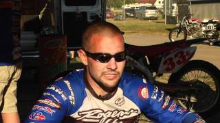 Jared Mees Honors Gary Nixon at the Springfield Mile [upl. by Reseta]