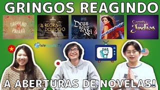 Gringos reagindo a aberturas de novelas 3 [upl. by Gower211]