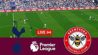 LIVE Tottenham Hotspur vs Brentford Premier League 2425 Full Match  Video Game Simulation [upl. by Cassey]