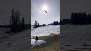 Dog chases me paragliding paragliding [upl. by Sacttler]