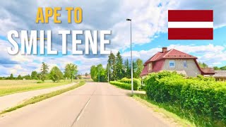 Driving in Latvia🇱🇻 From to Ape Smiltene in June 2024 [upl. by Kessia]